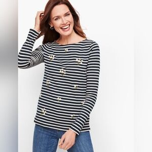 Navy stripe tee 2xp